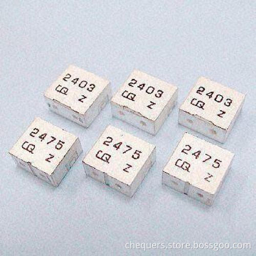 Different Forms of Electrode are Available for our 2.4GHz Dielectric Filters